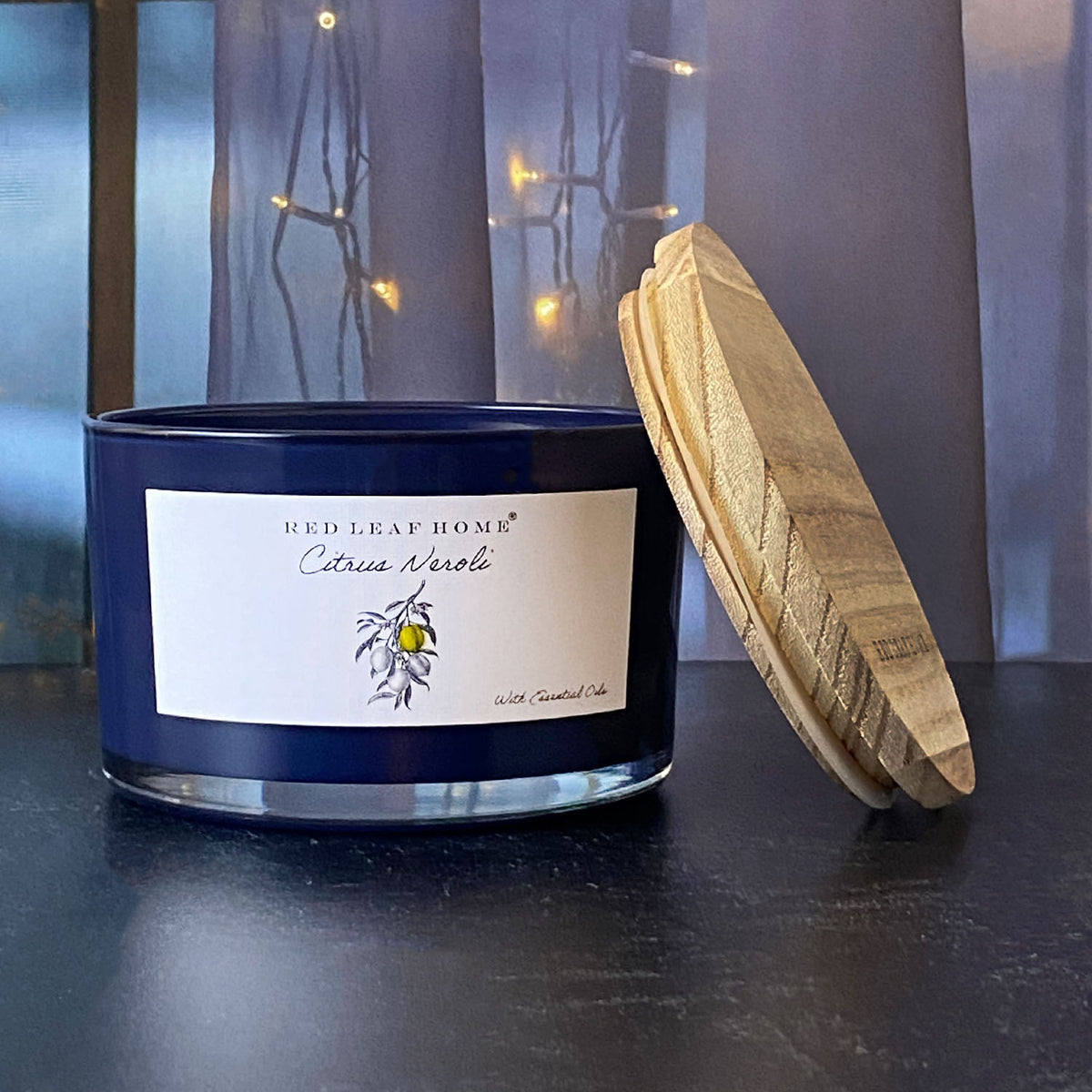 Citrus and Neroli Candle Red Leaf Home