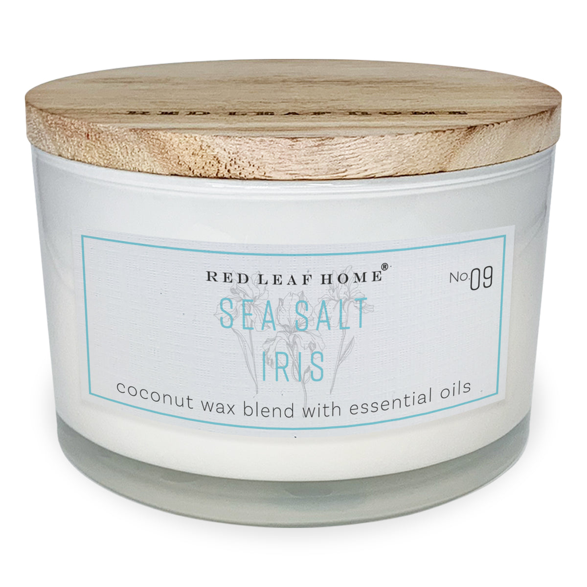 Sea Salt and Iris Red Leaf Home