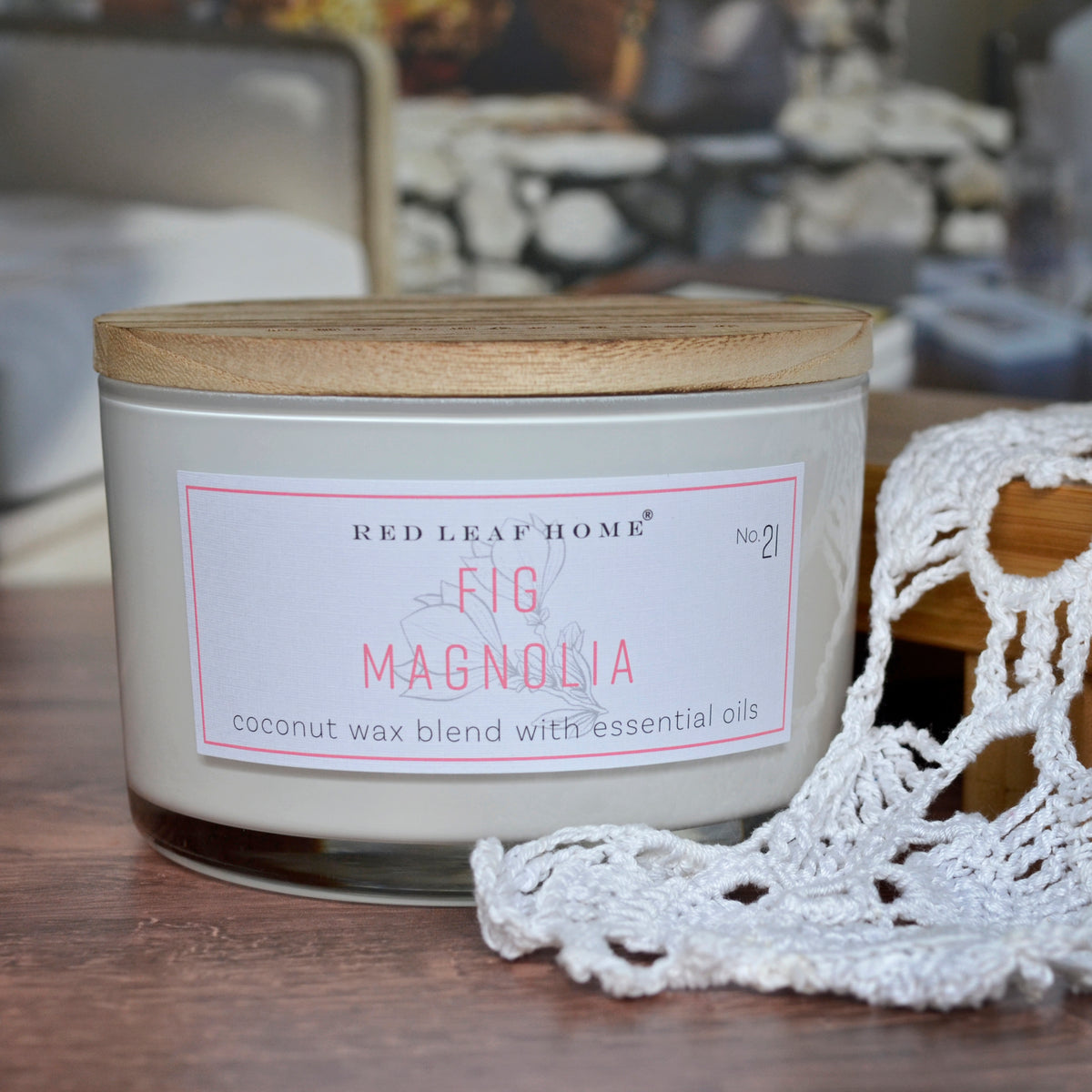 Fig and Magnolia Red Leaf Home